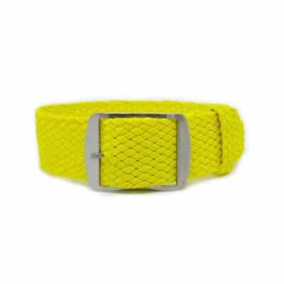 Yellow Perlon Watch Strap