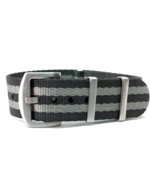 Premium Black & Grey - NATO Watch Strap