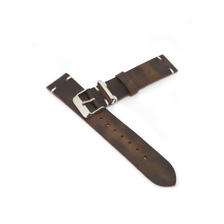 Urban Brown Distressed Leather Watch Strap