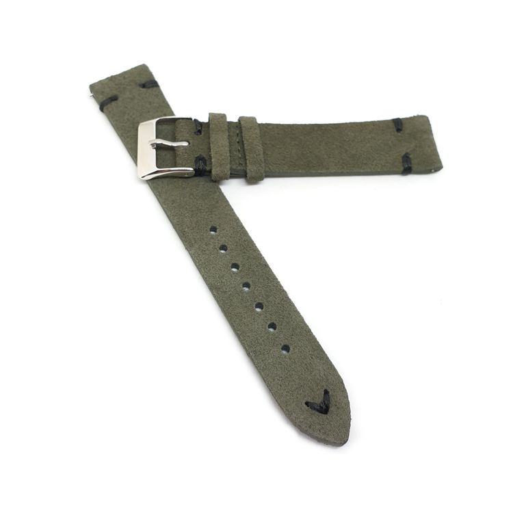 Urban Charcoal Green Suede, Limited 20mm Leather Watch Strap