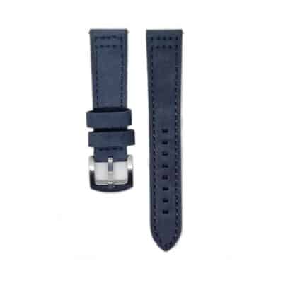 Blue Classico Leather Watch Strap