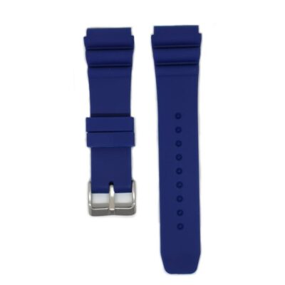 Blue SEIKO Diver 22mm Silicone Watch Strap