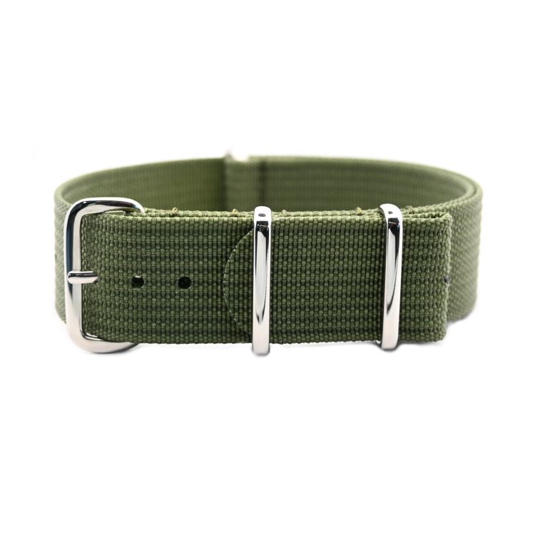 Urban Ribbed Forest Green NATO Strap